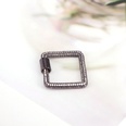 fashion copper microinlaid zircon square screw buckle jewelry accessories bucklepicture15