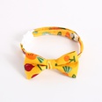 pet cartoon printing collar adjustable fruit and vegetable cat bow tiepicture16
