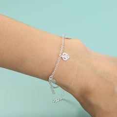 Mode niche design bijoux amour rose pendentif ciel bleu lumineux bracelet lumineux bijoux