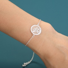 Popular new jewelry elephant element sky blue luminous luminous bracelet jewelry