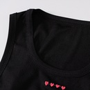 Womens new spring burst embroidered drawstring slim body wrap chest vestpicture15