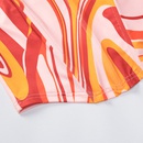 Spring Wrap Breast Commuter Milk Silk Print Hip Short Skirt Suit Womenpicture13