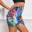 Fashion summer new womens printed leggings shortspicture10