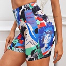 Fashion summer new womens printed leggings shortspicture11
