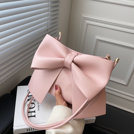 Fashion bows small bag female new single shoulder underarm bag 25*19*4.5cm's discount tags