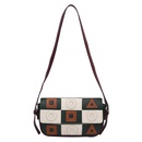 simple small square bag fashion contrast color plaid womens bag 13266cmpicture10