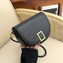 fashion messenger bag new metal buckle solid color saddle bag 14216cmpicture9