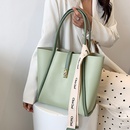 Largecapacity letter bandage bag womens solid color tote bag 402813cmpicture6