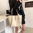 Largecapacity letter bandage bag womens solid color tote bag 402813cmpicture7