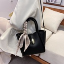 new trendy fashion silk decoration portable oneshoulder bucket bag 281811cmpicture10