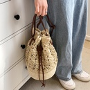 Straw bucket bag womens spring and summer large capacity shoulder bag 193119cmpicture8