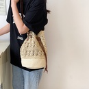 Straw bucket bag womens spring and summer large capacity shoulder bag 193119cmpicture9