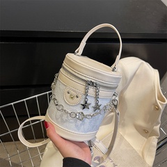 women's new portable bucket messenger bag 13.5*16.5*11.5cm