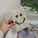 Spring and summer handmade pearl mini cute smiley mobile phone bag 11162cmpicture7
