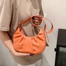 womens new fashion spring oneshoulder messenger underarm pleated cloud bag 23127cmpicture9