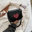 2022 new fashion heart buckle oneshoulder messenger small square bag 20166cmpicture10