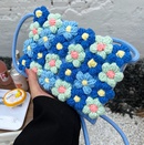 new spring fashion flower woven messenger small round bag 20151cmpicture9