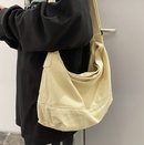 canvas bag student messenger bag plaid largecapacity tote bag  411325cmpicture9