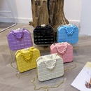 2022 new oneshoulder rhombus messenger handheld small square bag 18155cmpicture8