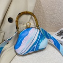2022 winter new fashion shell shape tiedye messenger evening bag 16126cmpicture11