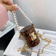 2022 nouvelle mode acrylique perle Portable épaule Mini sac 7*10*7CM
