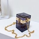 acrylic transparent box womens autumn fashion jelly chain shoulder messenger bag 696cmpicture6