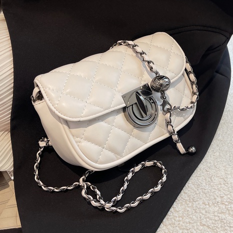 female new style fashion diamond chain messenger bag 20*12.5*6.5cm's discount tags