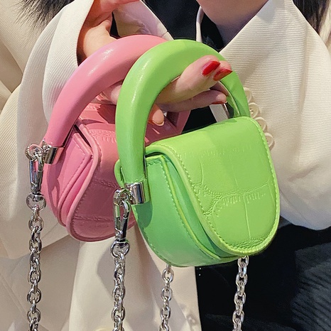 women's new chain messenger hand-held mini bag 9*8*7cm's discount tags