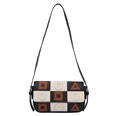 simple small square bag fashion contrast color plaid womens bag 13266cmpicture12