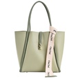 Largecapacity letter bandage bag womens solid color tote bag 402813cmpicture12