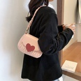 2022 new fashion heart buckle oneshoulder messenger small square bag 20166cmpicture14