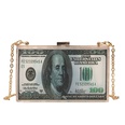 Fashion acrylic box bag womens bag 2022 new dollar chain bag 18115cmpicture17