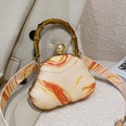 2022 winter new fashion shell shape tiedye messenger evening bag 16126cmpicture23