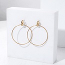 Fashion stainless steel 18K gold plated large hoop earringspicture8