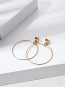 Fashion stainless steel 18K gold plated large hoop earringspicture9