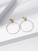 Fashion stainless steel 18K gold plated large hoop earringspicture10