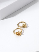 Fashion stainless steel 18K gold plated earringspicture7