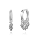 Fashion geometric tassel womens diamondshaped simple fashion stud copper earringspicture11