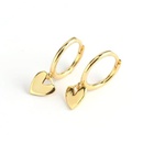 Fashion heart shaped ear buckle copper  earringspicture8
