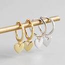 Fashion heart shaped ear buckle copper  earringspicture11