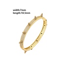 fashion pointed thorn bracelet full of diamonds zircon copper braceletpicture11
