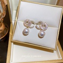 fashion zircon pearl earrings retro pearl alloy earringspicture10