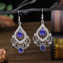 creative hollow new full diamonds lace alloy earrings female fashion jewelry wholesalepicture11