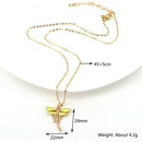 vintage dragonfly pendant simple insect color oil drop copper necklacepicture11
