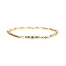 copper goldplated bead bracelet accessories devils eye handdrop oil elastic bracelet wholesalepicture10