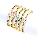 jewelry color dripping oil devils diamond simple copper goldplated bead braceletpicture9