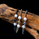 Jewelry Freshwater Pearl Simple Copper Gold Plated Bead Braceletpicture8