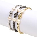 Jewelry Freshwater Pearl Simple Copper Gold Plated Bead Braceletpicture9