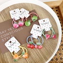 cartoon elastic cute colorful fruit childrens baby braided hair ropepicture7