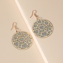 fashion new multilayer sequin simple retro hollow heart round iron alloy earringspicture8